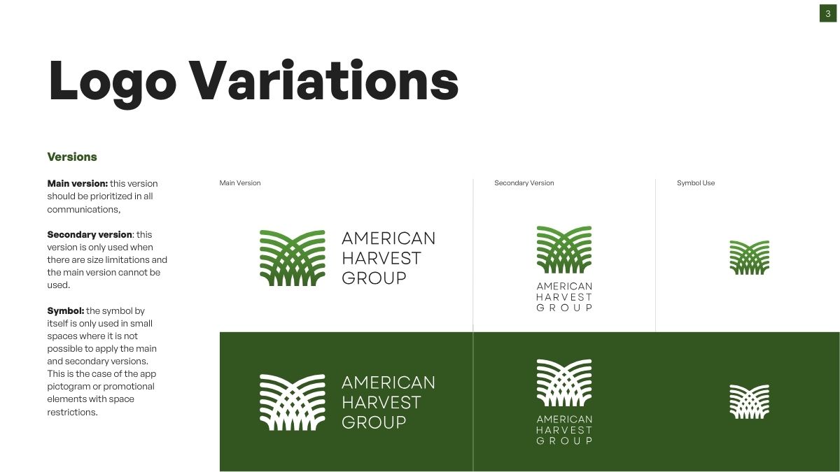 American Harvest Group Branding Mockup