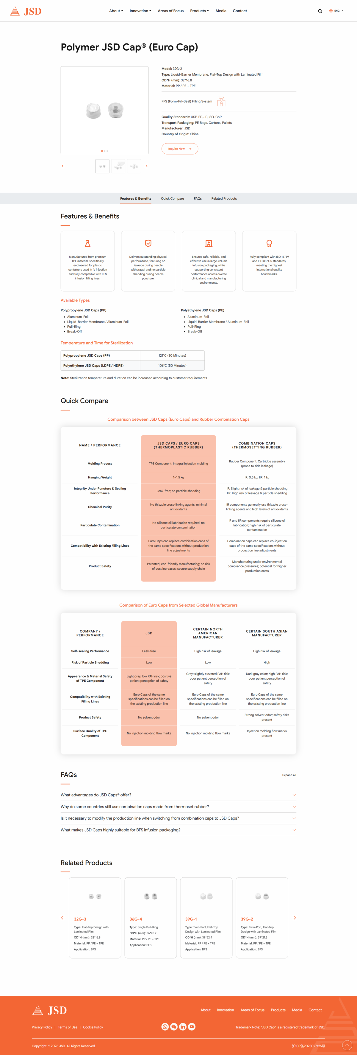 JSD Pharma Group Website Mockup