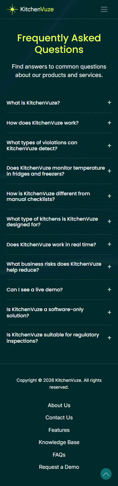 KitchenVuze Mobile Mockup