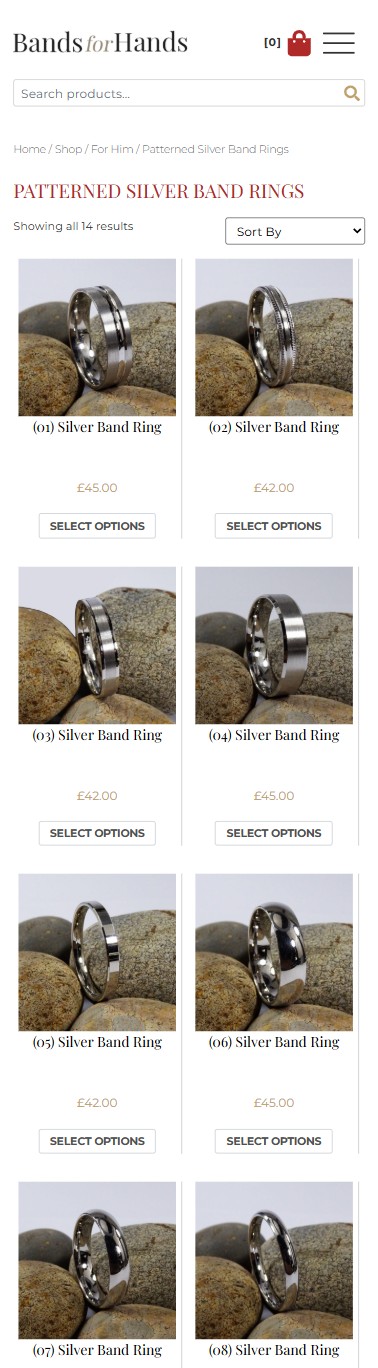 Bands for Hands Mobile Mockup